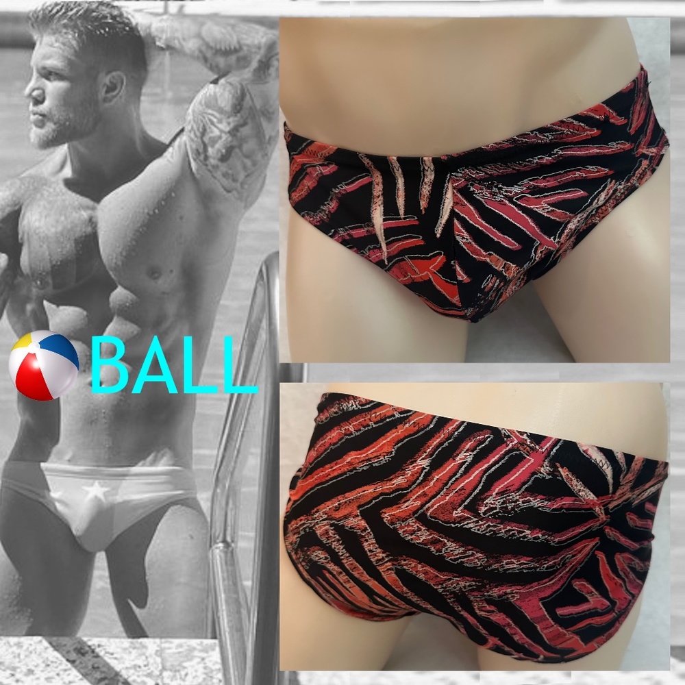 Ball Swim Briefs 30-36" waist Nylon / spandex Gently worn